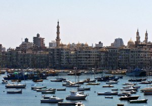 Alexandria e o Mar Mediterrâneo